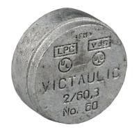 Rillat lock, Nr.60, Galv, Victaulic